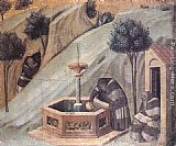 Pietro Lorenzetti Canvas Paintings - Elisha's Well